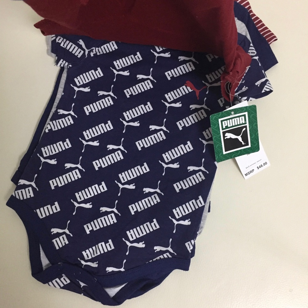 Puma baby boy bodysuits 5pc set - Picture 5 of 5